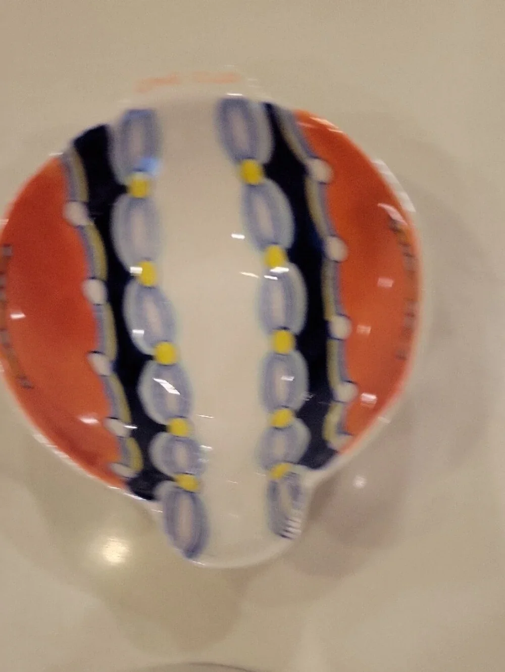Anthropologie Multicolor Geometric Ceramic Measuring Cups